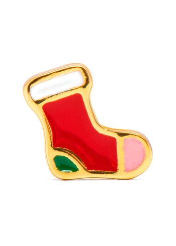 LULU Copenhagen - Earring - Christmas Sock - Gold