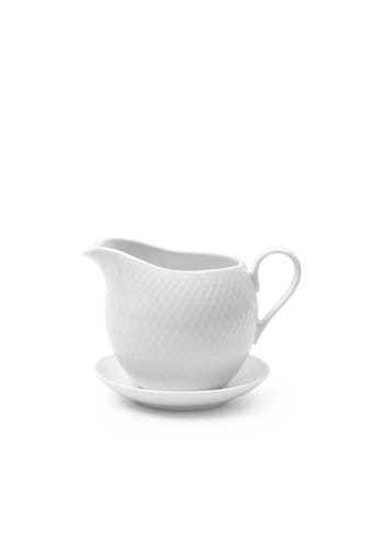 Lyngby Porcelain - Kanna - Rhombe Saucekande 67 cl - White