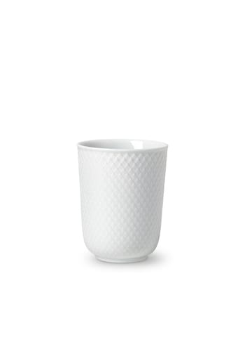 Lyngby Porcelain - Becher - Rhombe Krus 33 cl - White