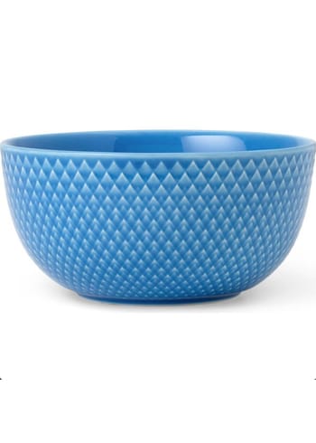 Lyngby Porcelain - Abraço - Rhombe bowl Ø11 cm - Blue