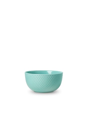 Lyngby Porcelain - Schaal - Rhombe bowl Ø13 cm - Aqua