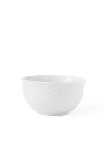 Lyngby Porcelain - Bowl - Rhombe bowl Ø13 cm - White
