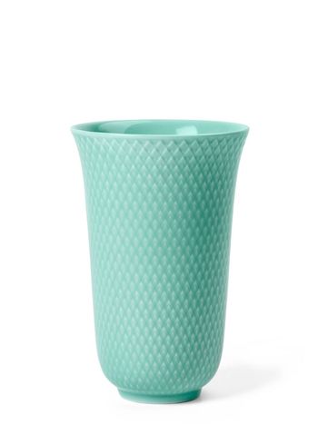 Lyngby Porcelain - Vas - Rhombe Vase H15 - Aqua