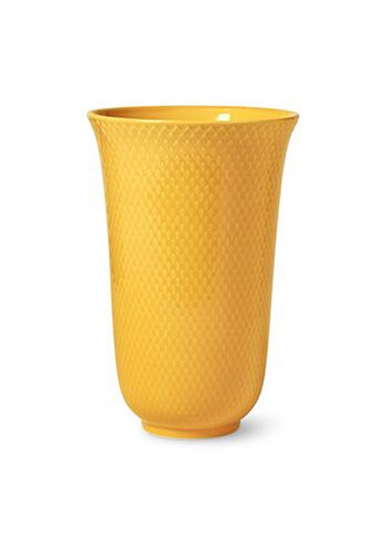 Lyngby Porcelain - Jarrón - Rhombe - Vase - Yellow