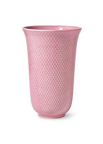 Lyngby Porcelain - Jarrón - Rhombe - Vase - Rose