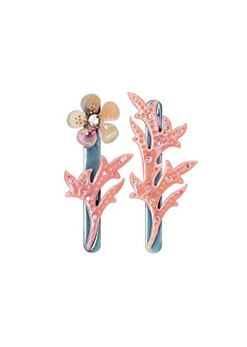 Maanesten - Hair Clip - Kalei Orchid Hairclip Set - Orchid