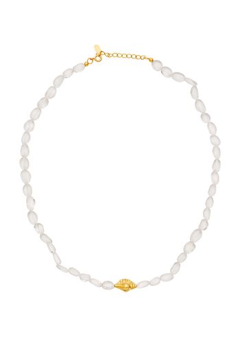 Maanesten - Colar - Bonadea Necklace - 18 ct gold plated 925 Sterling silver