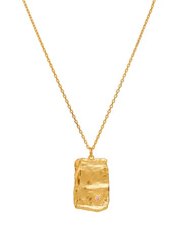 Maanesten - Halsband - Poem Necklace - Gold Plated