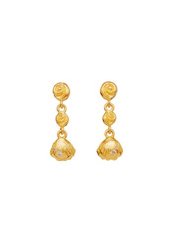 Maanesten - Oorbellen - Andrina Earrings - 18 ct gold plated 925 Sterling silver