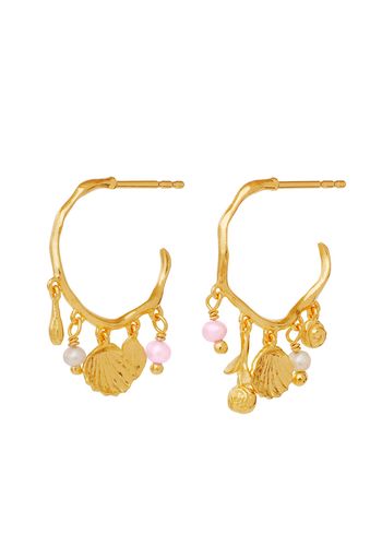 Maanesten - Pendientes - Eve Earrings - 18 ct gold plated 925 Sterling silver