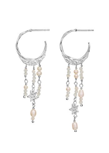 Maanesten - Boucles d'oreilles - Helem Earrings - Silver