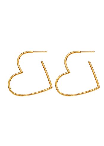 Maanesten - Øreringe - Laia Grande Earrings - 18 ct gold plated 925 Sterling silver