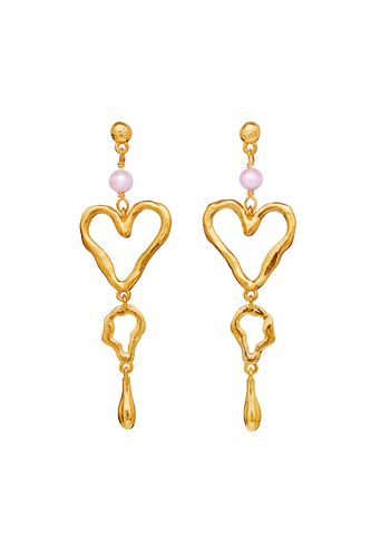 Maanesten - Ohrringe - Sabrina Earrings - 18 ct gold plated 925 Sterling silver