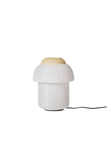 Made by Hand - Lampe de table - Papier double table lamp Ø30 - Soft yellow