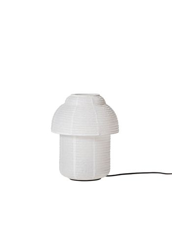 Made by Hand - Table Lamp - Papier double table lamp Ø30 - White