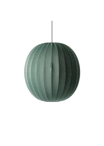 Made by Hand - Hängelampe - Round Knit-wit - 75 pendant - Tweed Green
