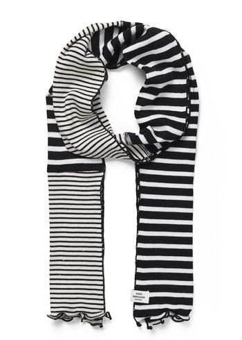 Mads Nørgaard - Schal - 2x2 Leftover Thorla Scarf - Whitecap Gray/Black