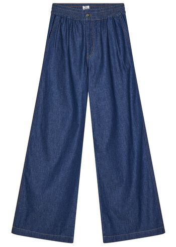 Mads Nørgaard - Calças de ganga - Air Denim Temper Jeans - Dark Blue Denim