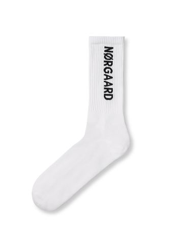 Mads Nørgaard - Calze - Cotton Tennis MN Classic Sock - White