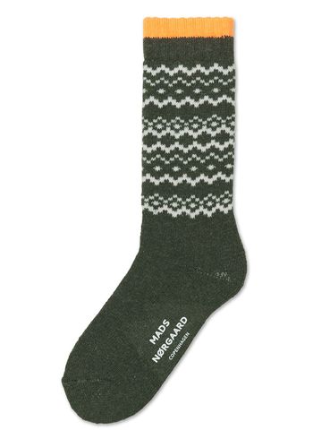 Mads Nørgaard - Strømper - Iceland Sali Sock - Martini Olive