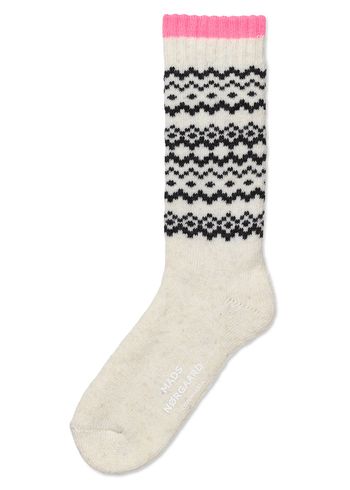 Mads Nørgaard - Strümpfe - Iceland Sali Sock - Winter White