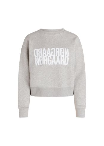 Mads Nørgaard - Sweat-shirt - Organic Sweat Tilvina Sweatshirt - Light Grey Melange