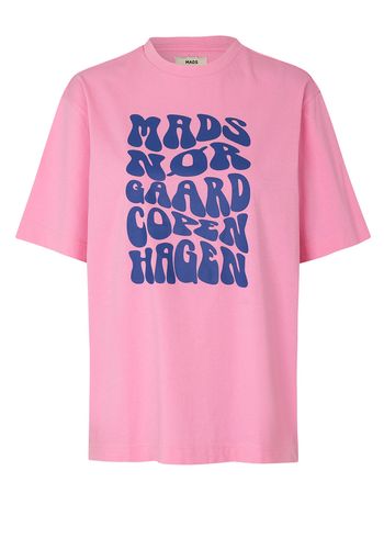 Mads Nørgaard - T-shirt - Heavy Dye Dassel Tee - Begonia Pink