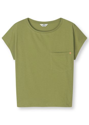 Mads Nørgaard - T-shirt - Organic Jersey Torva Tee - Mosstone