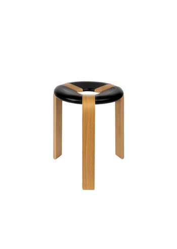 Magnus Olesen - Tabouret - The Doughnut Stool by Rud Thygesen & Johnny Sørensen - Wood / Black