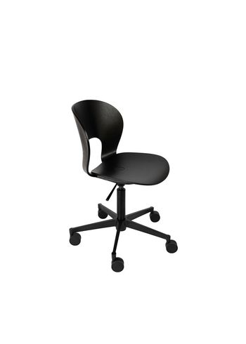 Magnus Olesen - Skiftemåtte - Ø Swivel Chair by Øivind Slaatto - Black