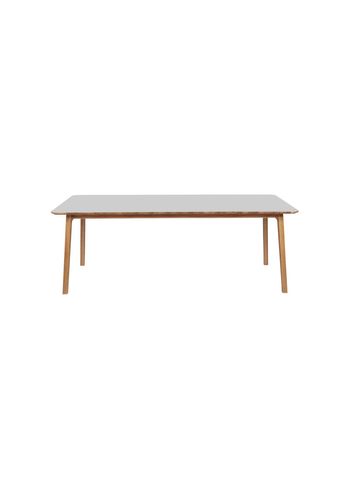 Magnus Olesen - Matbord - Freya Dining Table - Frame: Oak / Tabletop: Beige grey linoleum