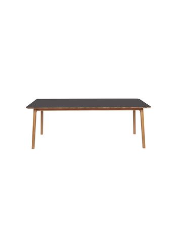 Magnus Olesen - Table à manger - Freya Dining Table - Frame: Oak / Tabletop: Black linoleum