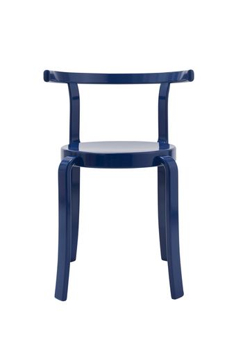 Magnus Olesen - Ruokailutuoli - 8000 Series Chair - Lacquered beech / Retro blue