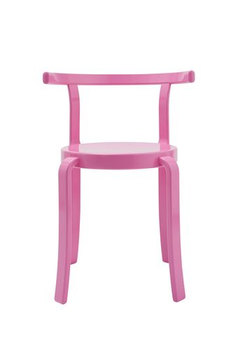 Magnus Olesen - Matstol - 8000 Series Chair - Lacquered beech / Retro pink