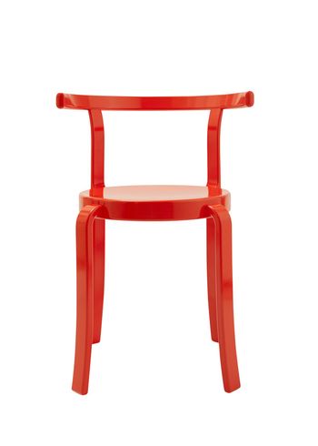 Magnus Olesen - Chaise à manger - 8000 Series Chair - Lacquered beech / Retro red