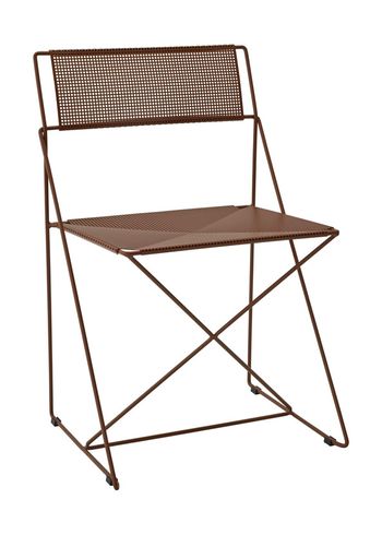 Magnus Olesen - Ruokailutuoli - X-Line Chair - Steel, painted / Brown