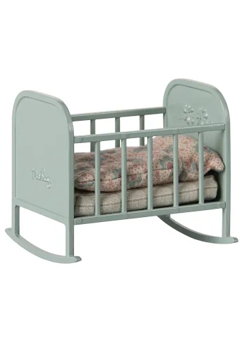 Maileg - Bakplaat - Cradle, My - - Blue mint