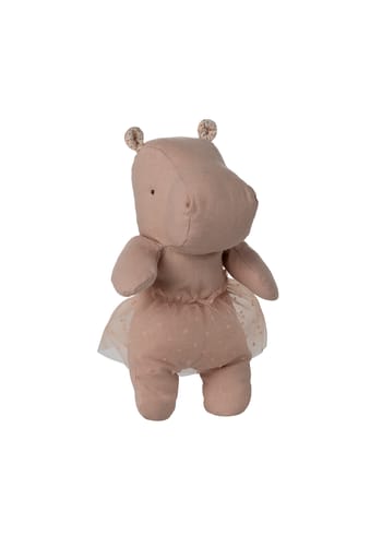 Maileg - Plush toys - Safari Friends - Hippo w. Skirt - Soft rose