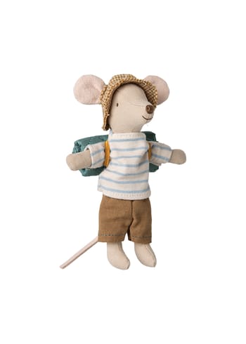 Maileg - Plush toys - Hiking Mouse - Big Brother - Stripes