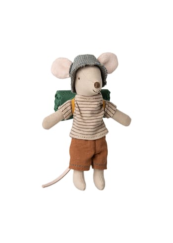 Maileg - Jouet en peluche - Hiking Mouse - Big Brother - Thin stripes