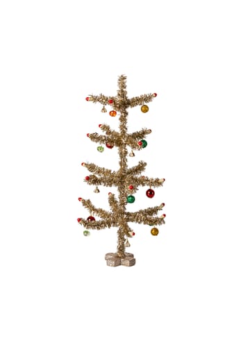 Maileg - Akcesoria dla lalek - Christmas tree, Gold - Gold