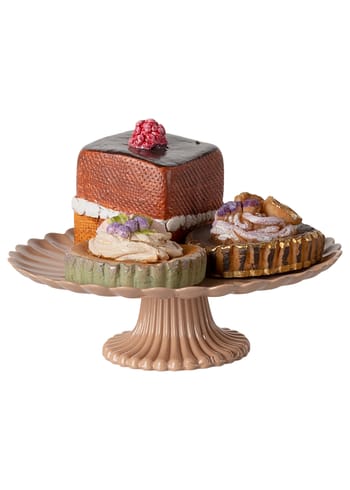 Maileg - Příslušenství pro panenky - Cakes And Cakestand - Mini