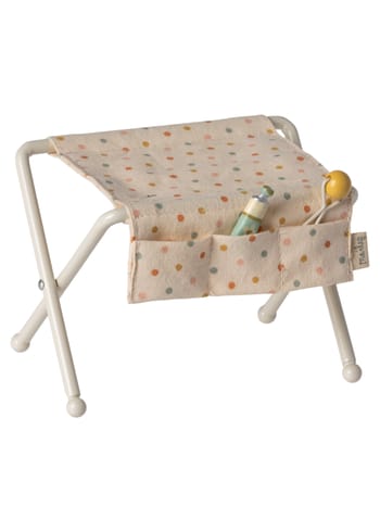 Maileg - Příslušenství pro panenky - Nursery Table, Baby Mouse - Off White - Off White