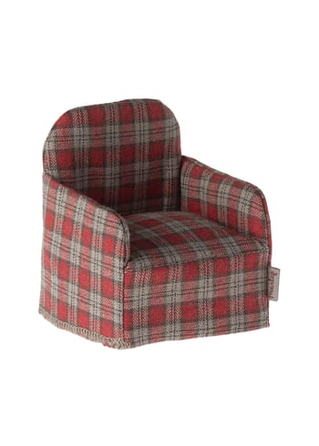 Maileg - Doll accessories - Chair - Red Checker