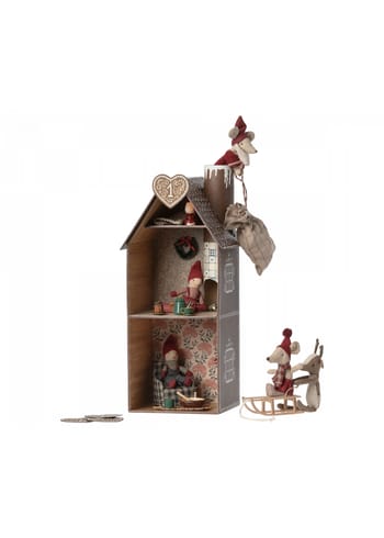 Maileg - Decoración navideña - Gingerbread house, Mouse - Mouse