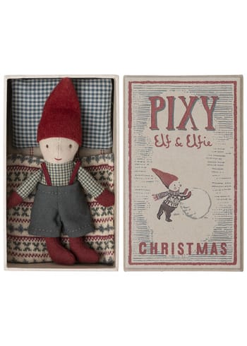 Maileg - Decoración navideña - Pixy Elf in Matchbox - Elf