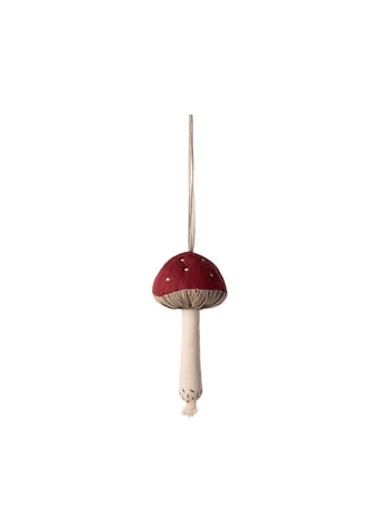 Maileg - Joulukuusen koristeet - Mushroom Ornament - Red