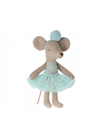 Maileg - Jouets - Ballerina mouse, Little sister - Light Mint