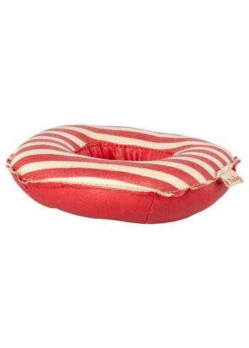Maileg - Brinquedos - Rubber Boat - Red/White