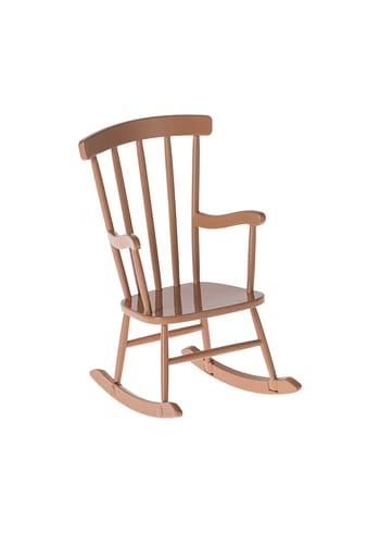 Maileg - Speelgoed - Rocking chair - Mouse - Dark powder